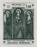 Monaco_1972_Yvert_BF7a-Scott_864_unadopted_Dolceaqua_Red_Cross_dark-green_a_ESS_detail