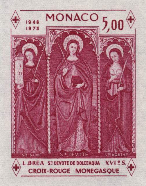 Monaco_1972_Yvert_BF7a-Scott_864_unadopted_Dolceaqua_Red_Cross_lilac-red_a_ESS_detail