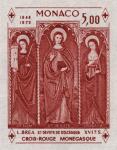 Monaco_1972_Yvert_BF7a-Scott_864_unadopted_Dolceaqua_Red_Cross_red_a_ESS_detail