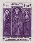 Monaco_1972_Yvert_BF7a-Scott_864_unadopted_Dolceaqua_Red_Cross_violet_a_ESS_detail