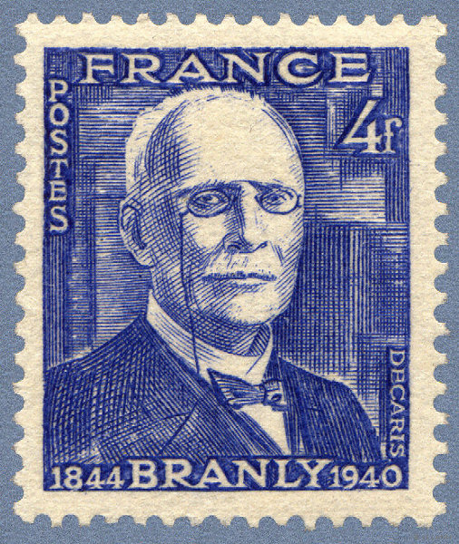 France_1944_Yvert_599-Scott_471_Branly_a_IS