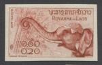 Laos_1958_Yvert_45-Scott_42_brown