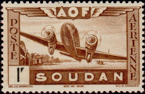 Fr_Sudan_1942_Yvert_PA11-Scott_C7