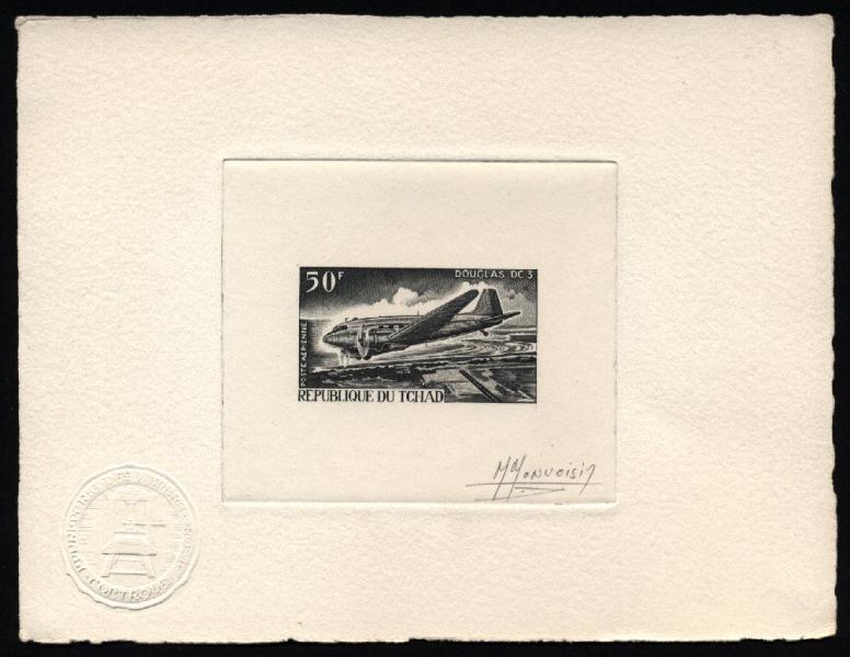 Chad_1967_Yvert_PA39-Scott_C35_black_d