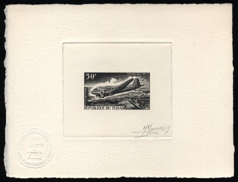 Chad_1967_Yvert_PA39-Scott_C35_black_g