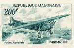 Study about Gabon 1967 Farman 190 Artist Proofs