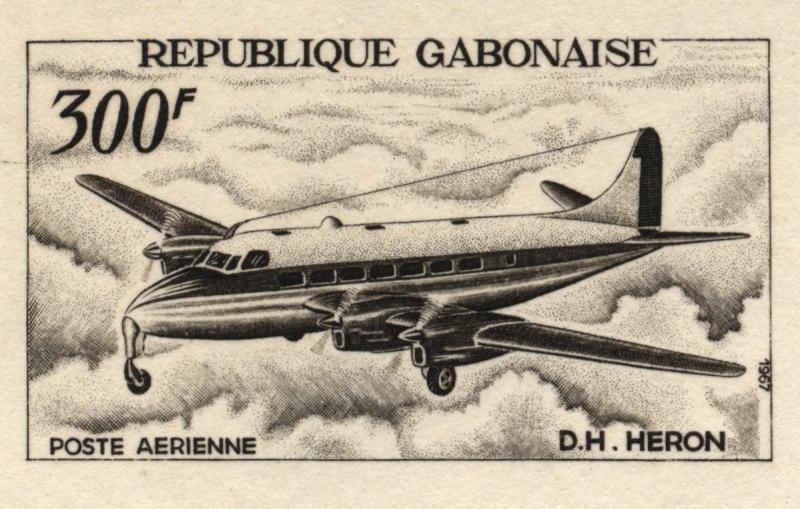 Gabon_1967_Yvert_PA53-Scott_C51_black_c_detail