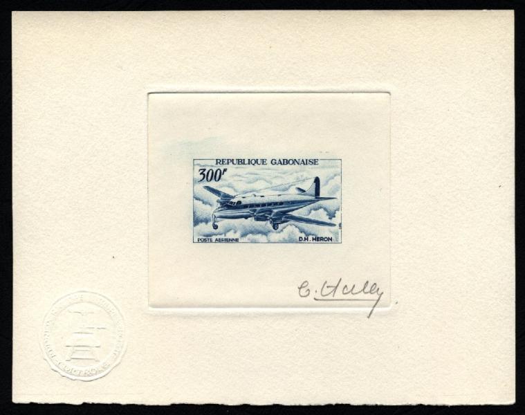 Gabon_1967_Yvert_PA53-Scott_C51_blue_ba