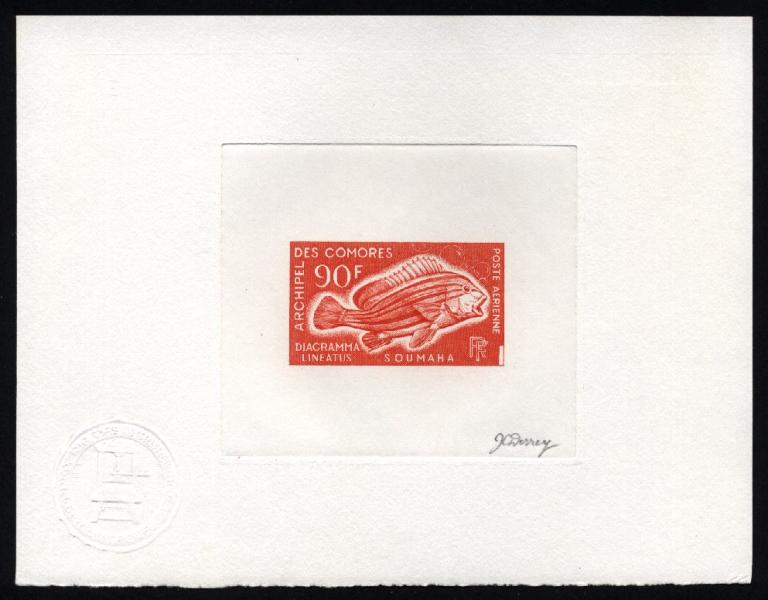 Comores_1968_Yvert_PA24-Scott_C24_orange_ca