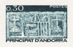 Andorra_1983_Yvert_319-Scott_313_blue-grey_a_detail
