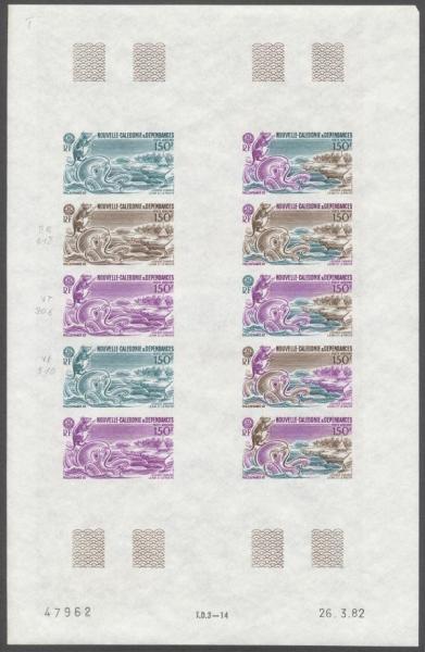 N_Caledonia_1982_Yvert_PA224-Scott_C184_full_sheet