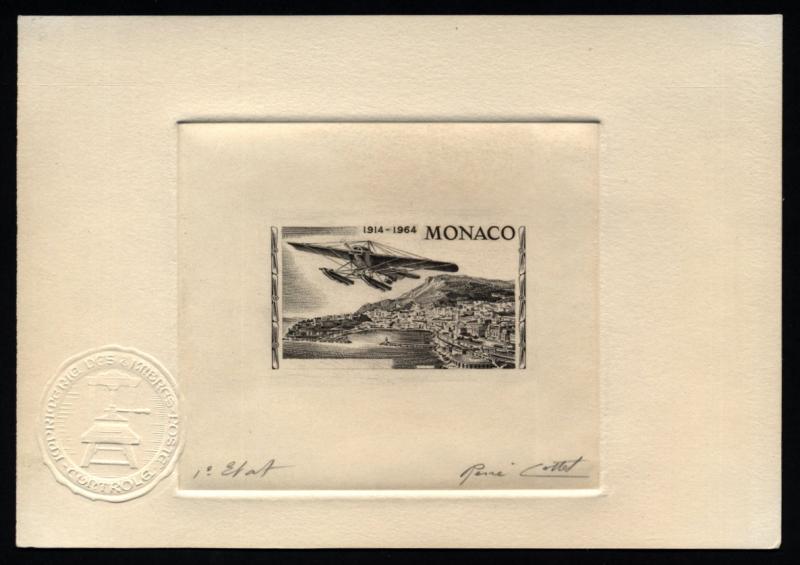 Monaco_1964_Yvert_639-Scott_567_1er_etat_black_a
