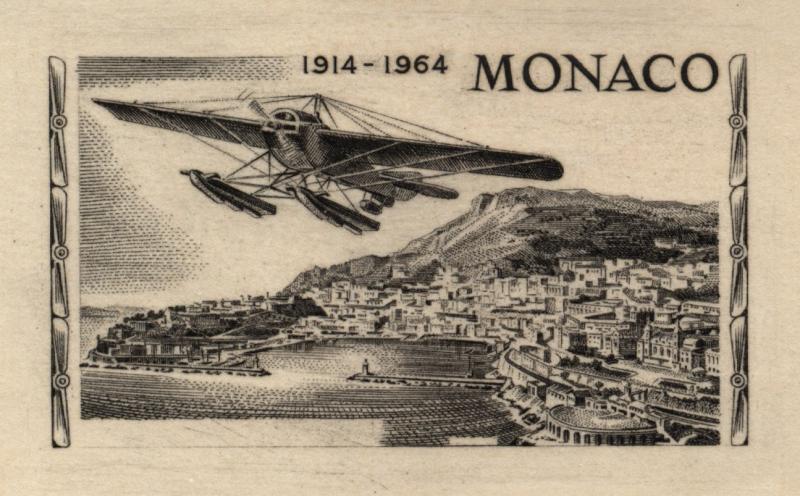 Monaco_1964_Yvert_639-Scott_567_1er_etat_black_a_detail