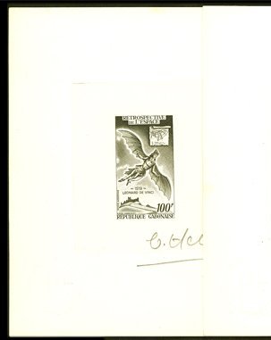 Gabon_1970_Yvert_PA95-Scott_C93_dark-olive-green