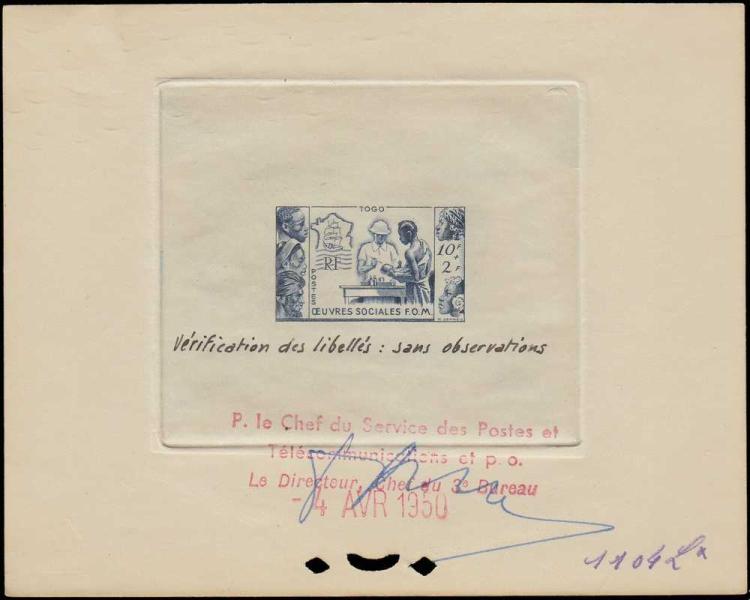Togo_1950_Yvert_254-Scott_B_blue_1104_Lx_bon_a_tirer