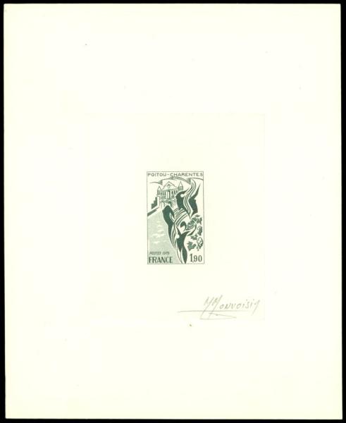 France_1975_Yvert_1851-Scott_1444_dark-green_bb