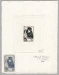 France_1940_Yvert_461a-Scott_396_unadopted_1f_+_50c_Georges_Guynemer_1er_etat_black_e_AP