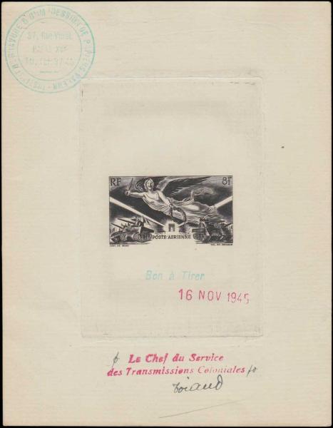 Fr_Equat_Africa_1946_Yvert_PA43-Scott_C25_black_bon_a_tirer