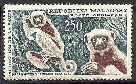 Madagascar_1961_Yvert_PA86-Scott_C69