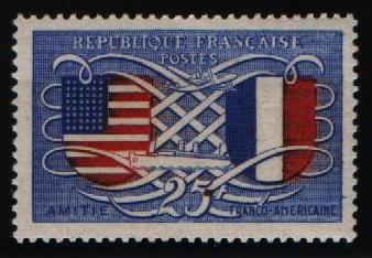 France_1949_Yvert_840-Scott_622_Amitie_FR-USA_IS