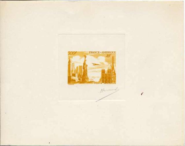 France_1949_Yvert_840c-Scott_622c_unadopted_airmail_500f_Amitie_FR-USA_yellow-brown_aa_AP