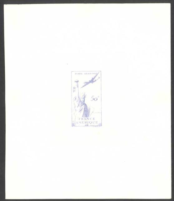 France_1949_Yvert_840d-Scott_622d_unadopted_airmail_50f_Amitie_FR-USA_blue_ab_AP