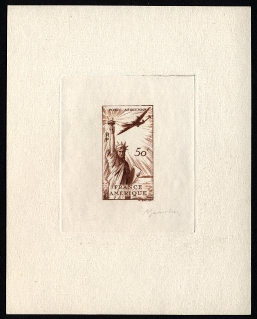 France_1949_Yvert_840d-Scott_622d_unadopted_airmail_50f_Amitie_FR-USA_brown_aa_AP