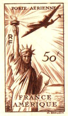 France_1949_Yvert_840d-Scott_622d_unadopted_airmail_50f_Amitie_FR-USA_brown_ab_AP_detail