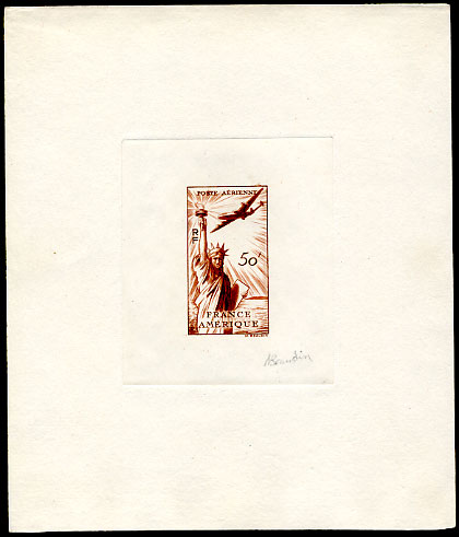 France_1949_Yvert_840d-Scott_622d_unadopted_airmail_50f_Amitie_FR-USA_brown_b_AP