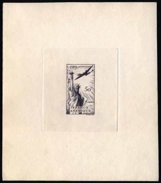 France_1949_Yvert_840d-Scott_622d_unadopted_airmail_50f_Amitie_FR-USA_dark-violet_AP