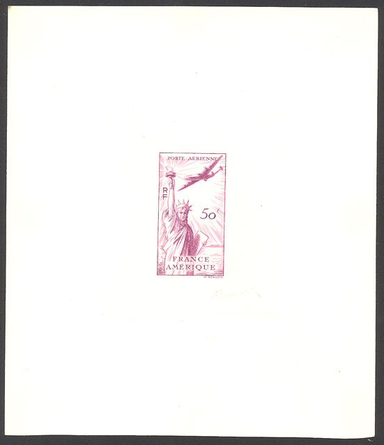 France_1949_Yvert_840d-Scott_622d_unadopted_airmail_50f_Amitie_FR-USA_lilac_AP