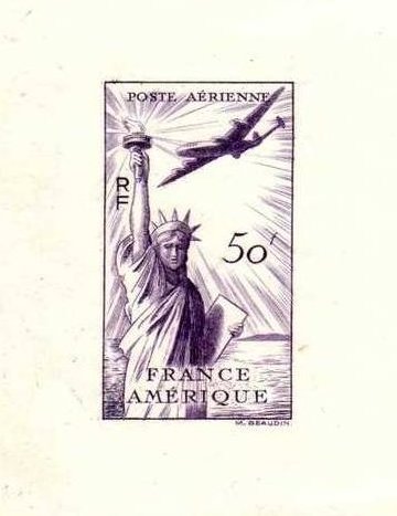 France_1949_Yvert_840d-Scott_622d_unadopted_airmail_50f_Amitie_FR-USA_violet_c_AP_detail