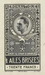 France_1940_unadopted_30f_Aeronautiques_Souvenirs_Exposition_Ailes_brisees_by_Piel_black_a_AP_detail