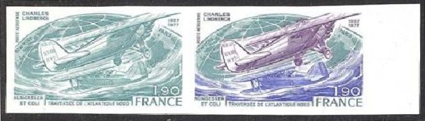 France_1977_Yvert_PA50-Scott_C49_pair