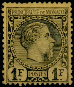 Monaco_1885_Yvert_9-Scott_9_typo