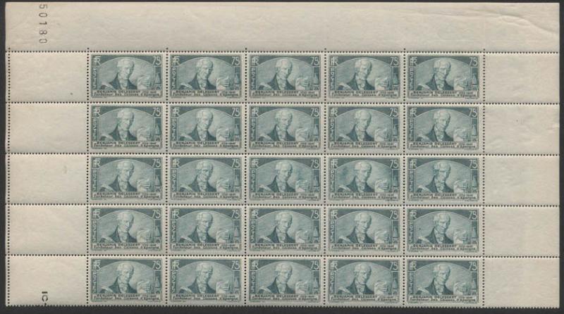 France_1935_Yvert_303-Scott_301_sheet
