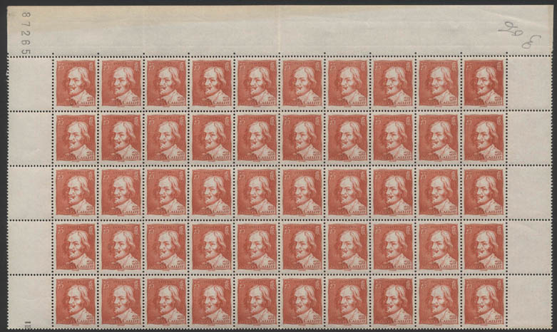 France_1935_Yvert_306-Scott_305_sheet