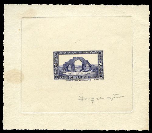Algeria_1936_Yvert_120a-Scott_101_unadopted_Arc_de_thriomphe_Lambese_2f_without_RF_blue-violet_aa_AP