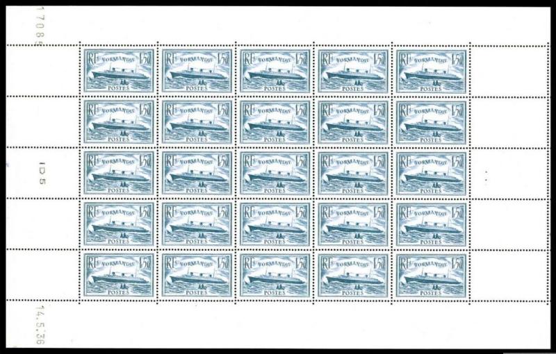 France_1936_Yvert_300-Scott_300a_full_sheet