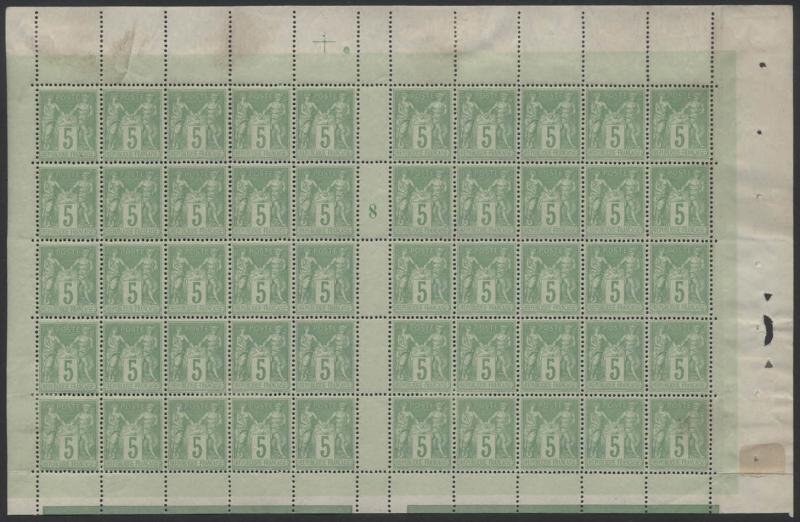 France_1898_Yvert_102-Scott_typo_sheet