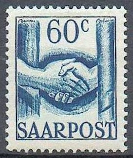 Saar_1948_Yvert_232-Scott_189_b