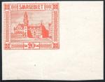 Saar_1922_Yvert_88-Scott_carmine-red_typo