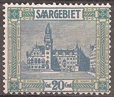 Saar_1922_Yvert_89-Scott_typo