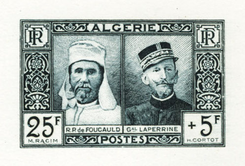 Algeria_1950_Yvert_284-Scott_B60_dark-green_detail