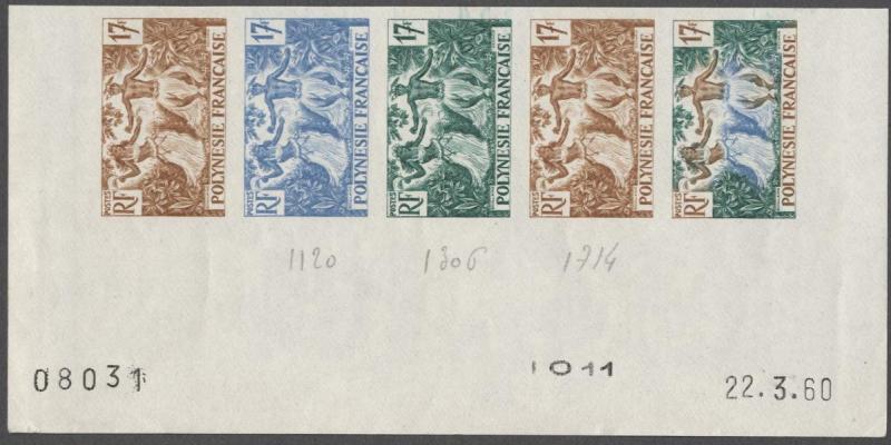 Polinesia_1960_Yvert_10-Scott_194_five_e