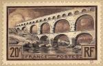 France_1929_Yvert_262b-Scott_254_unadopted_20f_Pont_du_Gard_MAQ