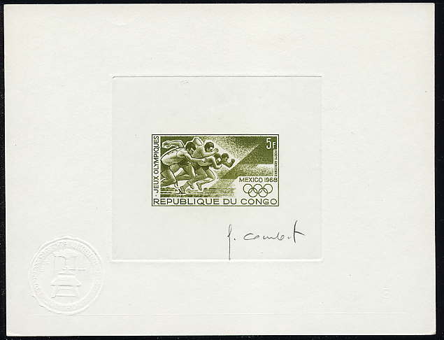 Congo_1968_Yvert_PA74-Scott_C72_olive-green_b