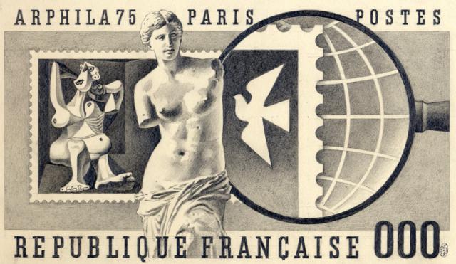 France_1975_Yvert_1830yk-Scott_1425_unadopted_Arphila_75_MAQ