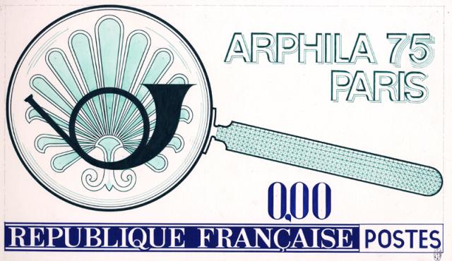 France_1975_Yvert_1830xe-Scott_1425_unadopted_Arphila_75_MAQ
