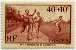 France_1937_Yvert_346-Scott_B61_40c_+_10c_Sports_b_IS